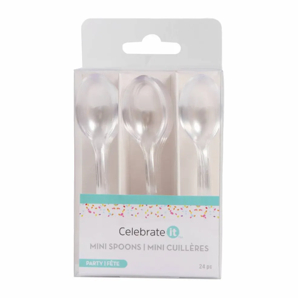 Clear Mini Spoons, 24ct. by Celebrate It™