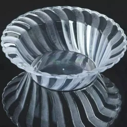 10 Clear 5 oz Flared Plastic Dessert Ice Cream Bowls Party Events Decorations