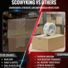Clear Packing Tape Refills Heavy Duty,6 Pack,2.7 Mil,2"×68 Yd