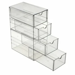Clear 4-Piece Storage Drawers by Simply Tidy®