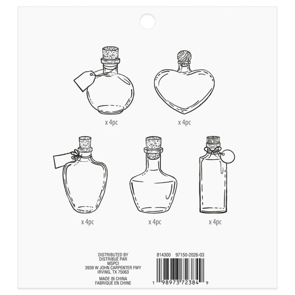 Clear Potion Bottle Die Cut Stickers by Recollections™