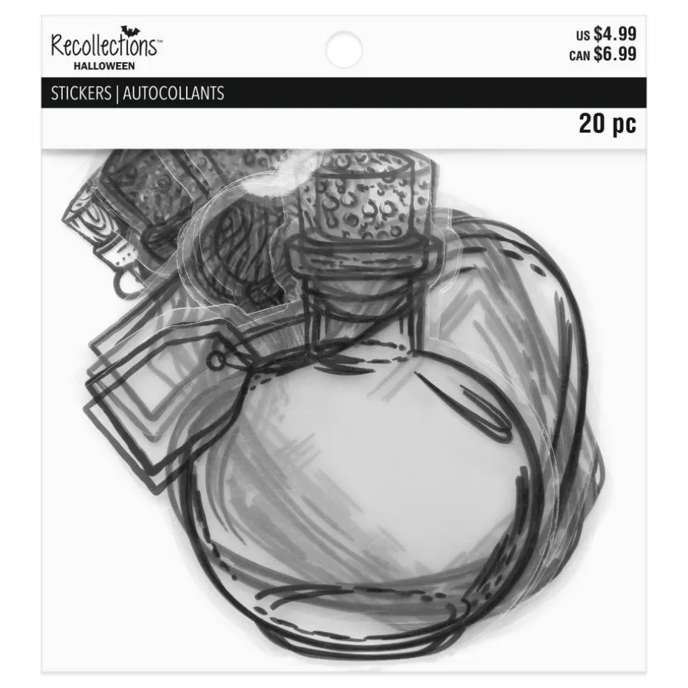 Clear Potion Bottle Die Cut Stickers by Recollections™