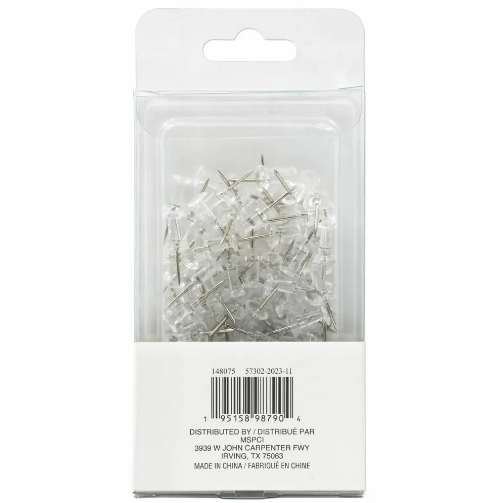 Clear Pushpins by B2C®, 100ct.