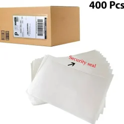 Clear Self-Adhesive Top Loading Packing List Shipping Label Envelopes Pouches 7.5