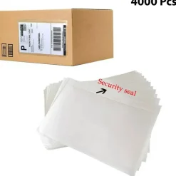 Clear Self-Adhesive Top Loading Packing List Shipping Label Envelopes Pouches 7.5