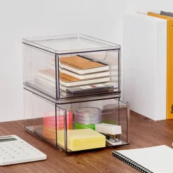 Clear Stackable Storage Drawer by Simply Tidy®