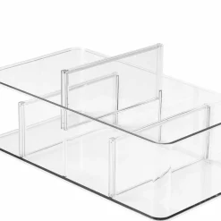 Clear Storage Bin with Dividers by Simply Tidy™