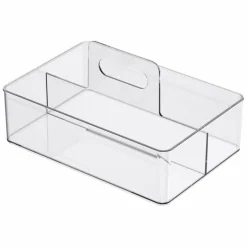 Clear Storage Caddy with Handle by Simply Tidy™
