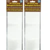 Clear View Self-Adhesive Extra Small Name Plate Pocket 3-1/4" x 10-1/2", 25 Per Pack, 2 Packs