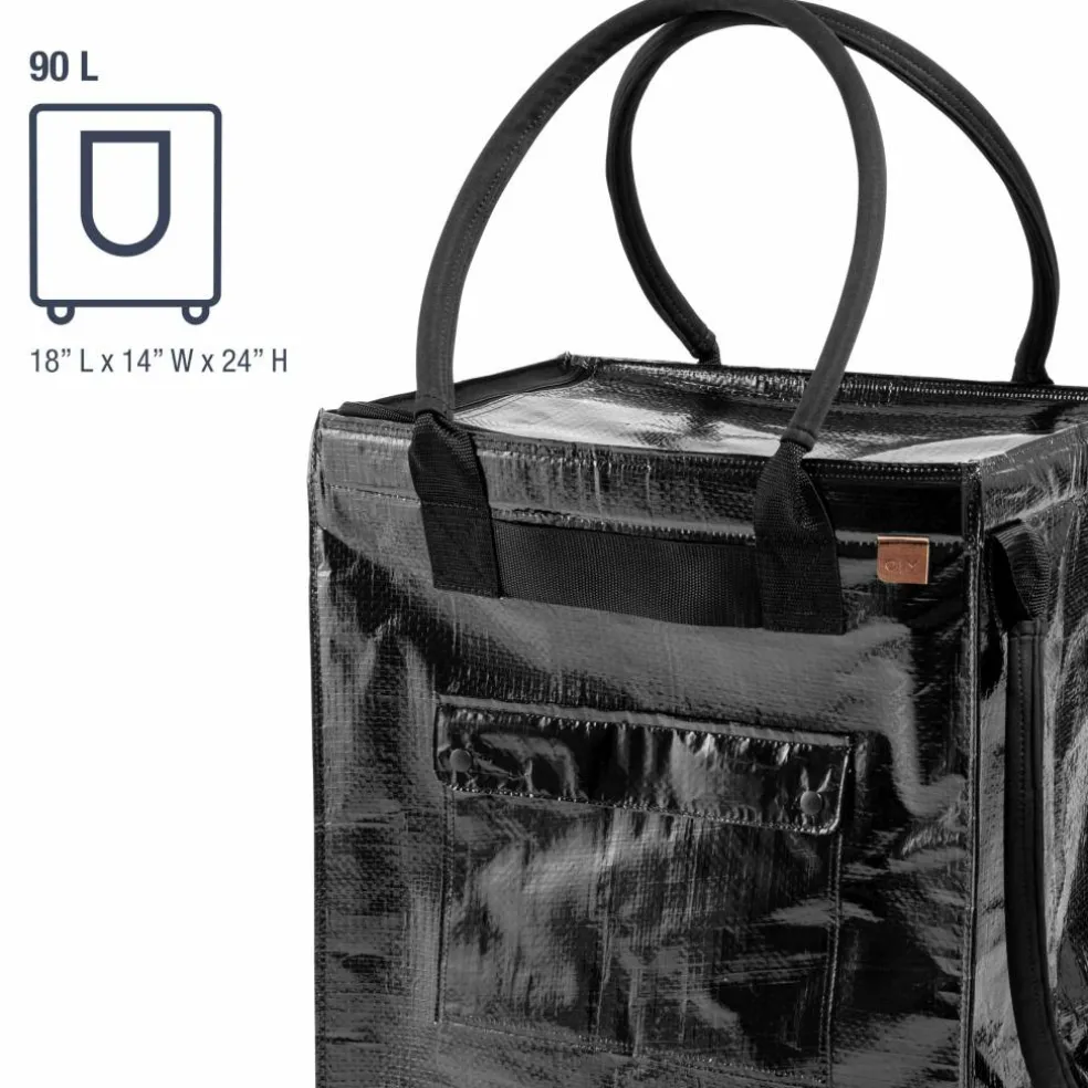 CleverMade® 90L XL Rolling Hauler Bag
