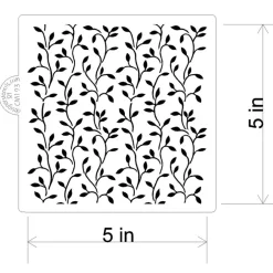 Climbing Vine Cookie & Craft Stencil | CM193 by Designer Stencils | Cookie Decorating Tools |