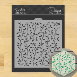 Climbing Vine Cookie & Craft Stencil | CM193 by Designer Stencils | Cookie Decorating Tools |