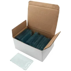 C-LineĀ® Vertical Vinyl Heavy Duty ID Badge Holders, Box of 100