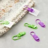 Clover Locking Stitch Markers with Clip