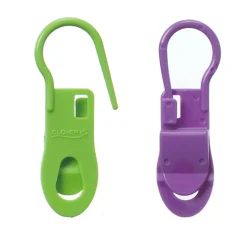 Clover Locking Stitch Markers with Clip