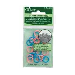 Clover Stitch Marker Rings