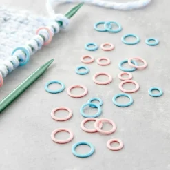 Clover Stitch Marker Rings