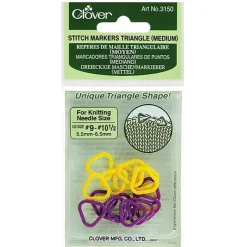 Clover Stitch Markers Triangle (Medium)