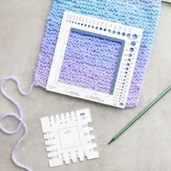Clover Swatch Ruler & Needle Gauge