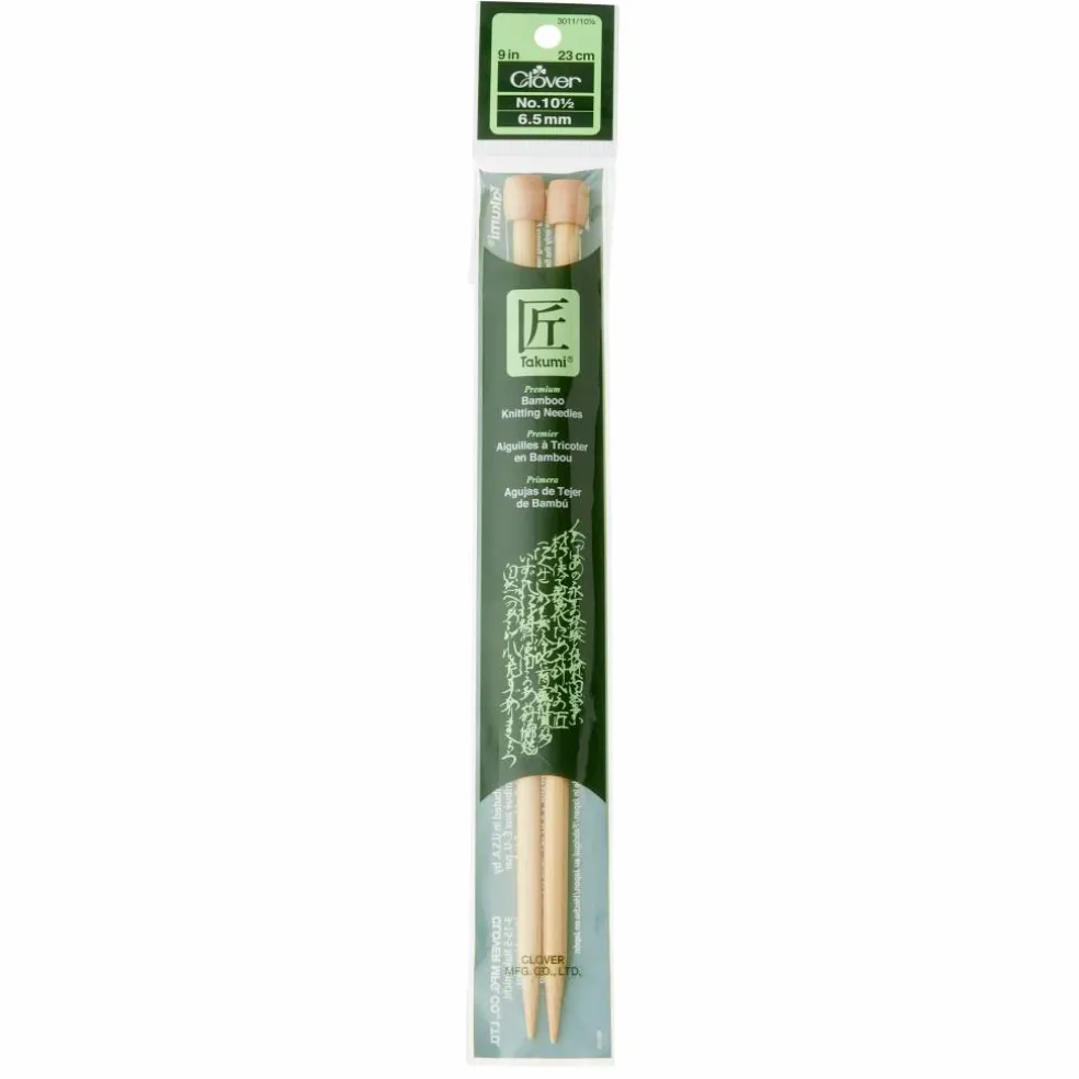 Clover Takumi® 9" Bamboo Knitting Needles