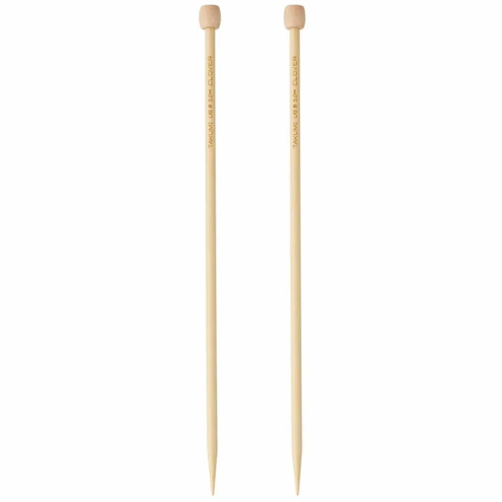 Clover Takumi® 9" Bamboo Knitting Needles