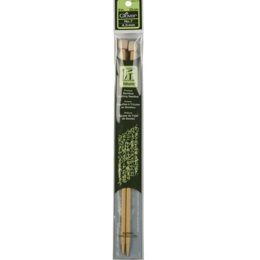 Clover Takumi® 9" Bamboo Knitting Needles