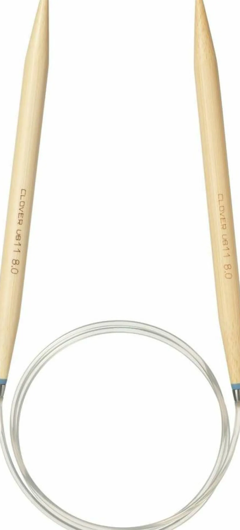 Clover Takumi Pro Bamboo Circular Knitting Needles 32"- US 0-15