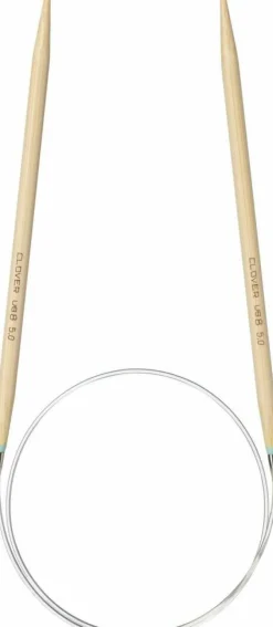 Clover Takumi Pro Bamboo Circular Knitting Needles 24"- US 0-15