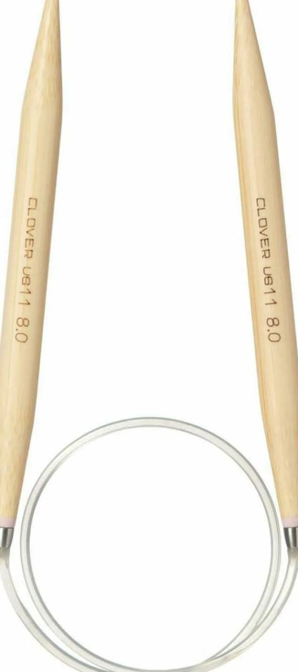 Clover Takumi Pro Bamboo Circular Knitting Needles 16"- US 0-15