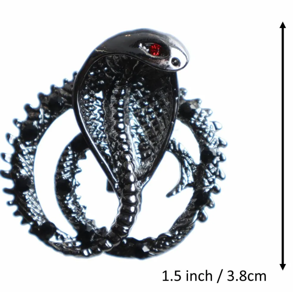 1.5" Cobra with Gems Metal Accent by Ashland®