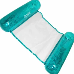 CocoNut Float 4ft. Aqua Glitter Hammock Pool Lounger