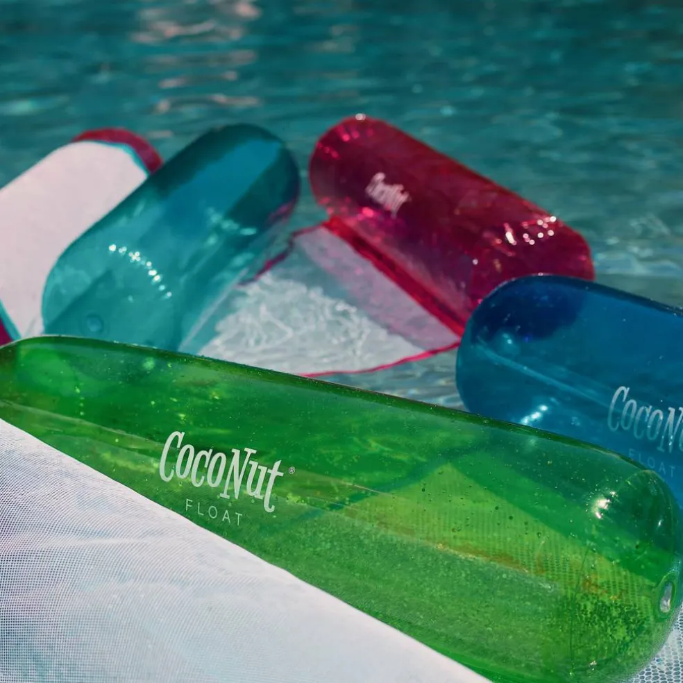 CocoNut Float 4ft. Green Glitter Hammock Pool Lounger