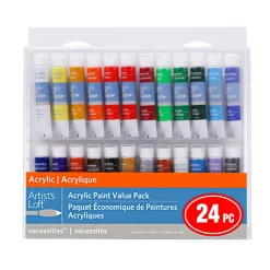 24 Color Acrylic Paint Value Pack by Artist's Loft™ Necessities™