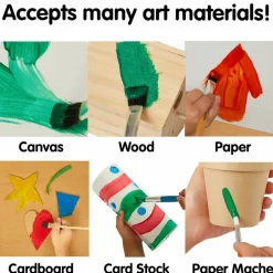 Colorations Simply Washable Tempera Paint, Rainbow Plus 8-Pack