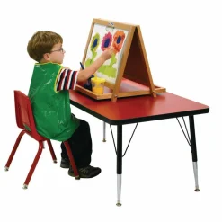Colorations Tabletop Easel, Magnetic Dry-Erase Board, Chalkboard