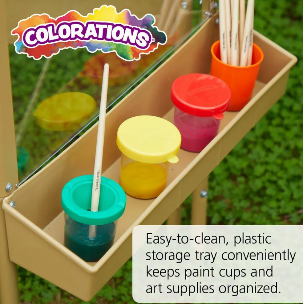 Colorations 4-Way Indoor / Outdoor Acrylic Panel Easel