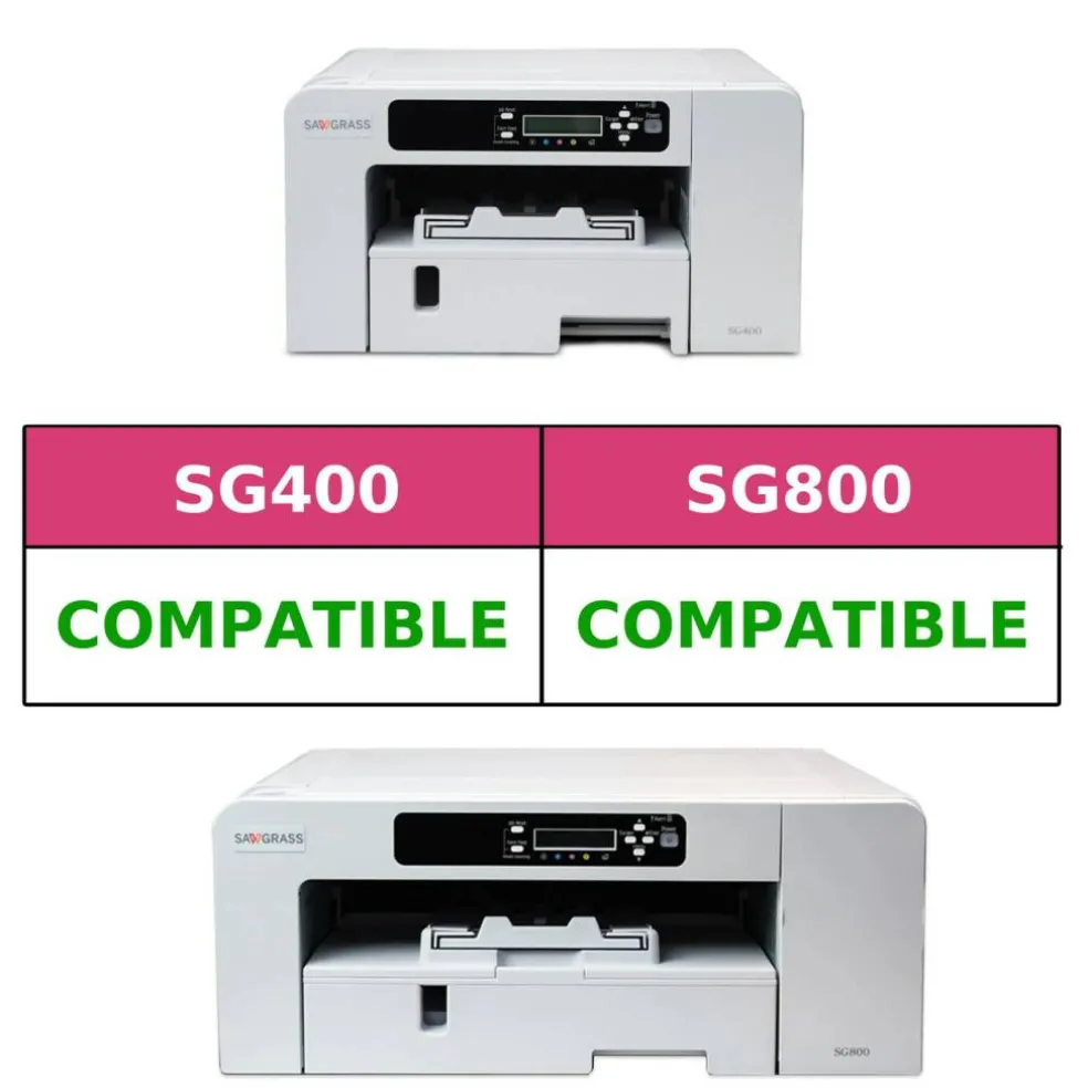 ColorFusion Sublimation Ink Compatible with Sawgrass SG400/SG800 for Dye Sublimation Printing