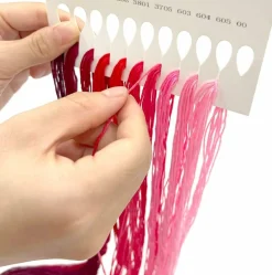 10-Color Gradient Embroidery Floss Set