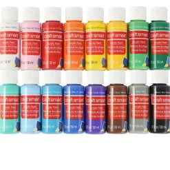 16 Color Matte Acrylic Paint Value Pack by Craft Smart®