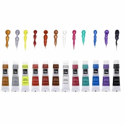 12 Color Metallic Acrylic Paint Set by Artist's Loft™ Necessities™