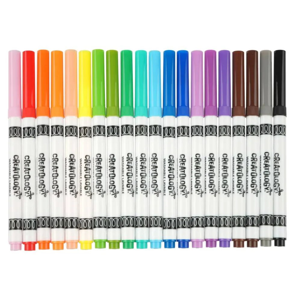 20 Color Round Tip Washable Marker Set by Creatology®