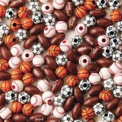 Color Splash!® Plastic Sport Beads