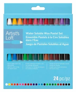 23 Color Water Soluble Wax Pastels by Artist's Loft®