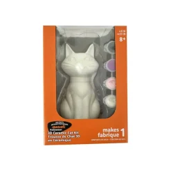 Color Your Own Ceramic Black Cat Figure Kit by Creatologyâ„¢