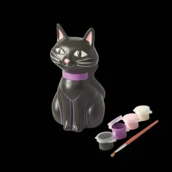 Color Your Own Ceramic Black Cat Figure Kit by Creatology™