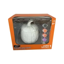 Color Your Own Ceramic Jack-o'-Lantern Treat Jar Kit by Creatology™