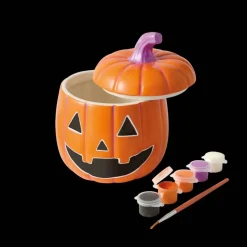 Color Your Own Ceramic Jack-o'-Lantern Treat Jar Kit by Creatology™