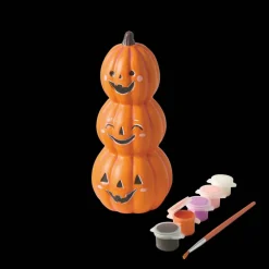 Color Your Own Ceramic Jack-o'-Lantern Figure Kit by Creatology™