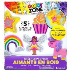 Color ZoneĀ® Paint Your Own Wooden Magnets