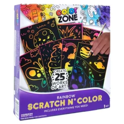 Color Zone® Rainbow Scratch N' Color